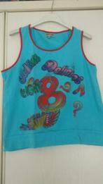 topje dames merk john f gee maat 42 blauw met opdruk nieuw, Maat 38/40 (M), Blauw, Ophalen of Verzenden, Zo goed als nieuw