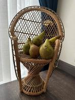 Rotan pauwenstoel, Huis en Inrichting, Ophalen, Zo goed als nieuw