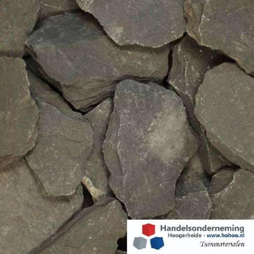 Canadian slate breuksteen zwart rotsen deco tuin vijver korf, Tuin en Terras, Grind, Keien en Split, Nieuw, Kei, Antraciet, Overige materialen