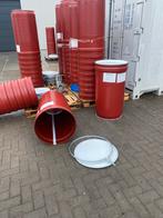 Schone open Stalen vaten barrels olievaten metaal vat tank, Ophalen, ., Zo goed als nieuw, .