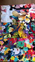 Katoen met elastaan stoffen, 6 verschillende prints, Overige kleuren, 120 cm of meer, Nieuw, Ophalen of Verzenden