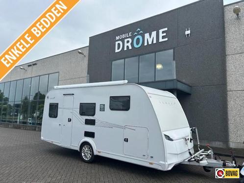 Tabbert Senara 460 E + VOORTENT+LUIFEL+FIETSENDR, Caravans en Kamperen, Caravans, Bedrijf, tot en met 4, 1000 - 1250 kg, Standaardzit