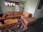 Henders & Hazel Hoekbank Braga Corsica Cognac, Huis en Inrichting, Banken | Bankstellen, Ophalen, 100 tot 125 cm, Hoekbank, 300 cm of meer