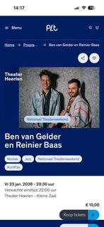 PLT voorstelling 23 januari 2026, Tickets en Kaartjes, Twee personen, Januari