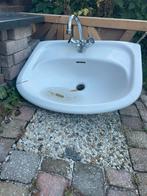 Wastafel met kraan, Ophalen of Verzenden, Gebruikt, Chroom, Wastafel