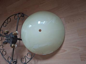 oude Vintage plavonierre lamp beschikbaar voor biedingen
