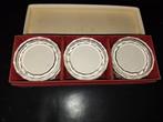 Antieke glazen onderzetters Crystal Maastricht Holland, Antiek en Kunst, Ophalen of Verzenden