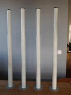 Telescopische tafel- of bureaupoten, Tafelpoot, Minder dan 50 cm, 50 tot 100 cm, Rond