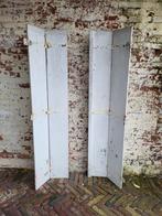 Set franse brocante shabby witte luiken/ allegonda, Antiek en Kunst, Ophalen of Verzenden