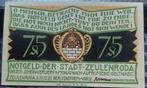 Zeulenrode 75 pfennig notgeld, Postzegels en Munten, Los biljet, Duitsland, Verzenden