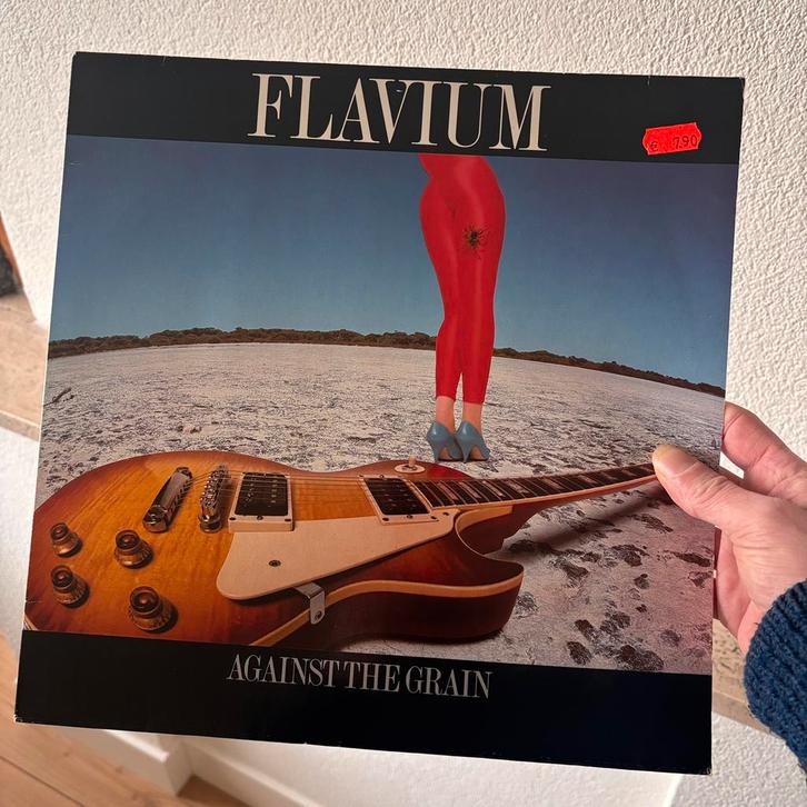 Flavium - Against The Grain (LP) 1982 - Nederblues/rock, Cd's en Dvd's, Vinyl | Rock, Gebruikt, Poprock, 12 inch, Ophalen of Verzenden
