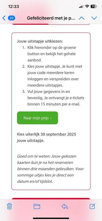4 tickets voor uitstapjes pretpark, dierentuin, wellness beschikbaar voor biedingen