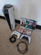 PS5 Disk 1TB + 2 Controllers, 5 Games en Headset, Ophalen, Zo goed als nieuw, Playstation 5
