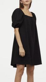 H&M Black Puff Sleeve Short Dress A-line, H&M, Verzenden, Zwart, Zo goed als nieuw