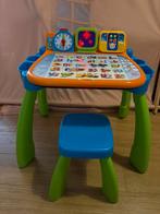 Vtech  Educatieve 3-in-1 Tafel met 4 dubbelzijdige bladen, Kinderen en Baby's, Ophalen of Verzenden, Zo goed als nieuw