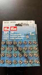 24 Prym drukknopen zilver 7 mm – nr. 341 226, Ophalen of Verzenden, Nieuw