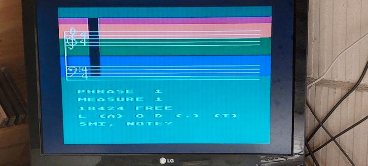 Atari cartridge: Music Composer, Spelcomputers en Games, Spelcomputers | Atari, Gebruikt, Overige modellen, Zonder controller