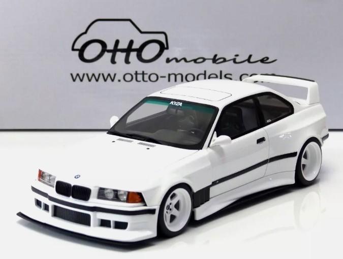 BMW E36 Khyzyl Saleem Alpine White 300 1:18 (nieuw), Hobby en Vrije tijd, Modelauto's | 1:18, Nieuw, Auto, OttOMobile, Verzenden
