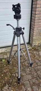 Manfrotto professional tripod art 117 + video head 136, Audio, Tv en Foto, Fotografie | Statieven en Balhoofden, Ophalen of Verzenden