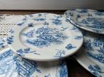 Engelse vintage Churchill wit blauw decor, Huis en Inrichting, Keuken | Servies, Ophalen of Verzenden, Porselein, Overige stijlen