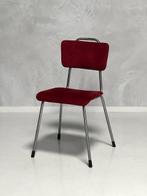 Gispen eettafelstoel vintage design eetkamerstoel donkerrood, Gebruikt, NL, Vintage, Ophalen of Verzenden