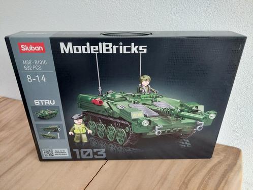 Sluban M38 leger tank nieuw, Kinderen en Baby's, Speelgoed | Bouwstenen, Nieuw, Overige merken, Ophalen of Verzenden
