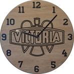 Themaklok met een Victoria brommer logo, Ophalen of Verzenden, Nieuw, Wandklok