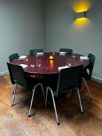 Ronde tafel 150cm - Amsterdam Oost, Huis en Inrichting, Tafels | Eettafels, Ophalen, Gebruikt, 100 tot 150 cm, Rond