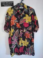 Vintage blouse bloemen XL hawaii shirt, Ophalen of Verzenden, Gedragen, Maat 46/48 (XL) of groter