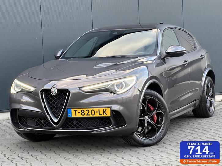 Alfa Romeo Stelvio 2.9 V6 AWD Quadrifoglio 510PK - Pano - Ha, Auto's, Alfa Romeo, Bedrijf, Te koop, Stelvio, 4x4, ABS, Achteruitrijcamera