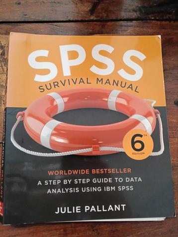 SPSS survival manual 6th edition  beschikbaar voor biedingen