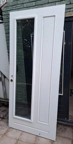 Grote Hardhouten Deur, Doe-het-zelf en Verbouw, 75 tot 150 cm, Deurkozijn, Ophalen of Verzenden, Zo goed als nieuw
