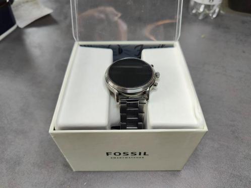 Smartwatch Fossil The Carlyle HR, Sieraden, Tassen en Uiterlijk, Smartwatches, Gebruikt, Android, Grijs, Afstand, Calorieverbanding