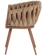 Wave Chair Caramel – Luxe Eetkamerstoelen, Overige kleuren, Verzenden, Japandi, Hotel Chique, Modern, Metaal