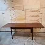 vintage eettafel uitschuifbare eettafel vintage tafel, Ophalen of Verzenden, Huis en Inrichting