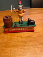 mechanische spaarpot van gietijzer, bekend als "Trick Dog", Antiek en Kunst, Ophalen of Verzenden