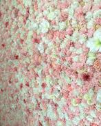 Flowerwall pink achterwanden decoratie thema feest bloemen, Ophalen of Verzenden
