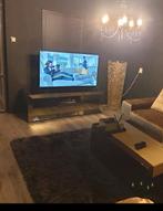 Tv kast/meubel/dressoir  ERIC KUSTER style., 150 tot 200 cm, Minder dan 100 cm, 25 tot 50 cm, Glas