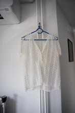 Gehaakte witte top vintage maat L-XL, Kleding | Dames, Tops, Verzenden, Wit, Maat 46/48 (XL) of groter, Zo goed als nieuw