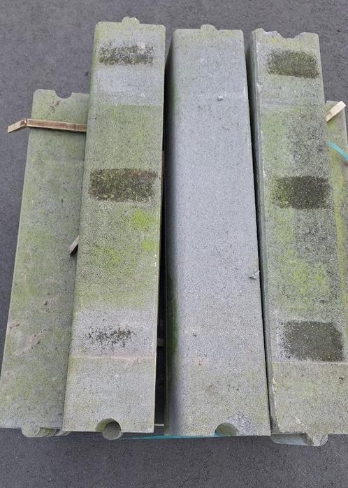 Restpartij Betonband 18/20x25 grijs komo, nog 11 Stuks, Tuin en Terras, Bielzen en Borders, Border, Beton, Minder dan 25 cm, Minder dan 100 cm