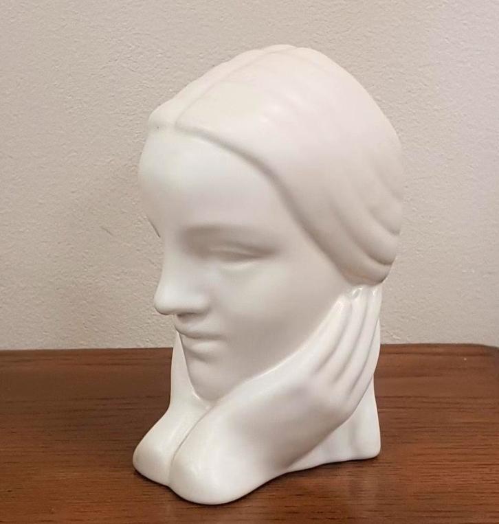 Art Deco Bookend Plateel F. Carbasius, Antiek en Kunst, Antiek | Keramiek en Aardewerk, Ophalen