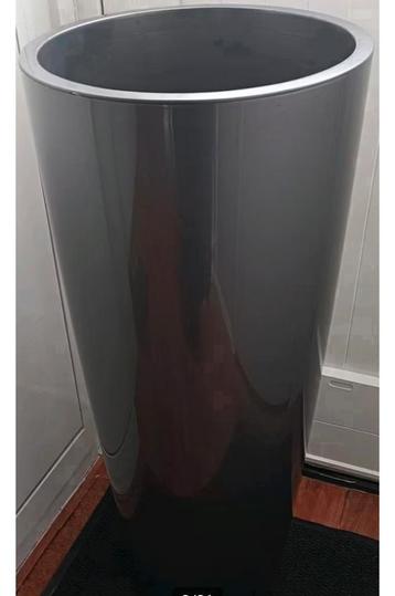 Hoge Vaas /  grote bloempot / plantenbak antraciet 90x35 beschikbaar voor biedingen