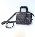 GUESS Bruin logos crossbody bag tas, Ophalen of Verzenden, Zo goed als nieuw, Bruin, Schoudertasje