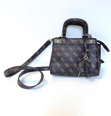 GUESS Bruin logos crossbody bag tas beschikbaar voor biedingen