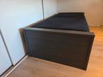 bed met lattenbodem in hoogte verstelbaar, Ophalen, 90 cm, Eenpersoons, Hout