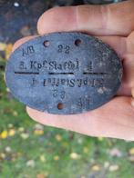 Duitse erkennungsmarke wo2 ww2, Ophalen of Verzenden, Duitsland, Embleem of Badge