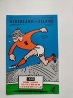 Nederland - IJsland 22-8-73 programma Dik Bruynesteyn, Verzenden, Gebruikt, Overige binnenlandse clubs