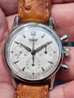 Tissot T808a lemania cal omega 321 chrono heren vintage, Ophalen of Verzenden, Staal, Omega, 1960 of later