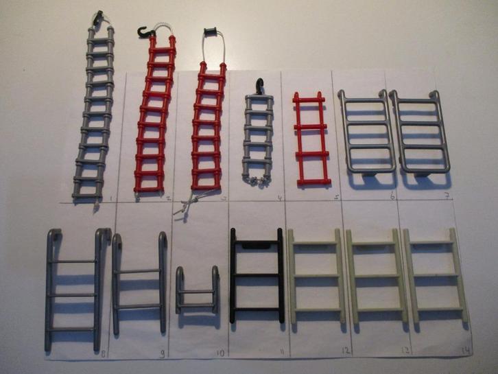playmobil onderdelen ladder/trap/div, Kinderen en Baby's, Speelgoed | Playmobil, Zo goed als nieuw, Los playmobil, Ophalen of Verzenden