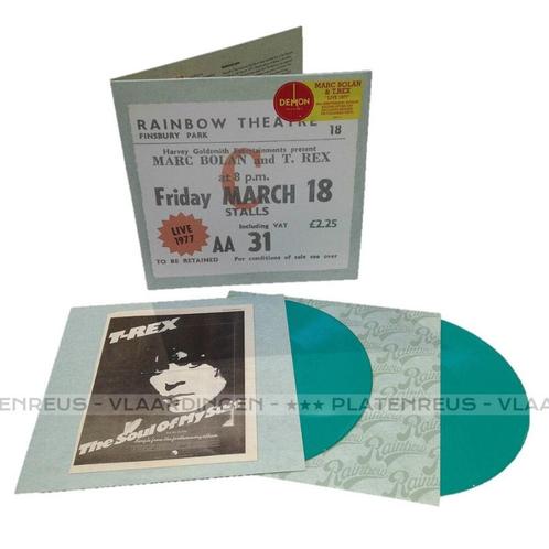 Marc Bolan; T. Rex – Live 1977 * Nieuw * 2 LP Groen Vinyl, Cd's en Dvd's, Vinyl | Rock, Nieuw in verpakking, 12 inch, Ophalen of Verzenden